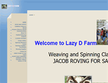 Tablet Screenshot of lazydfarm.com